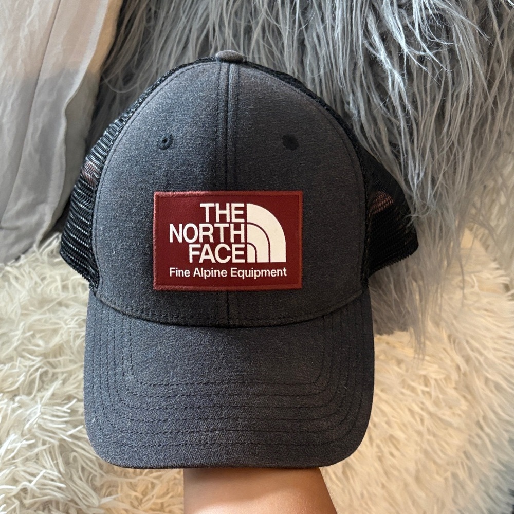 The North Face Charcoal and Black Trucker Hat